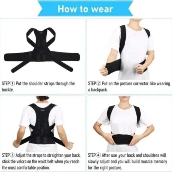 TUBNVOOT Posture Corrector Unisex - XL - Picture 3 of 4